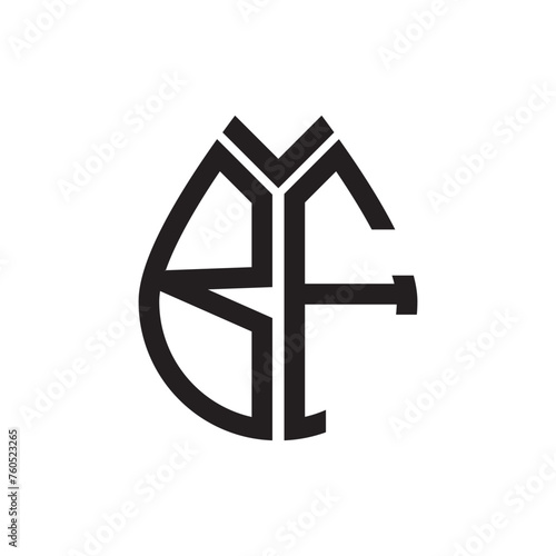 BF letter logo design.BF creative initial BF letter logo design . BF creative initials letter logo concept.