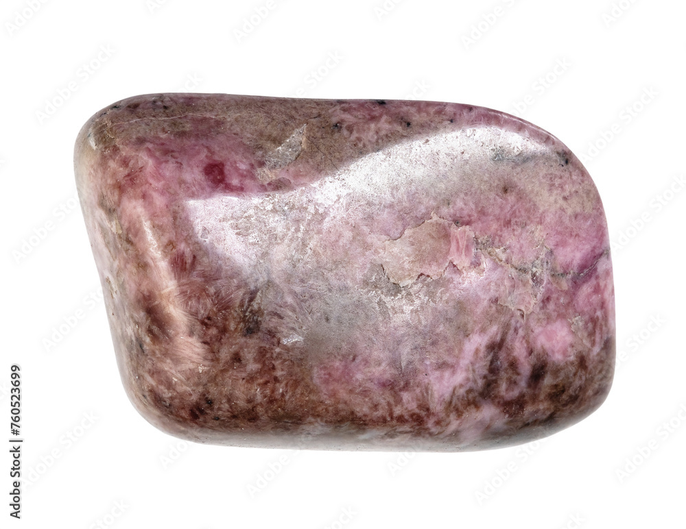 natural tumbled pyroxmangite mineral cutout natural tumbled pyroxmangite mineral cutout