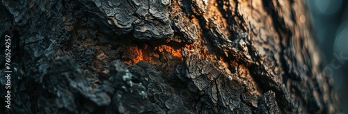 Close up of tree trunk texture