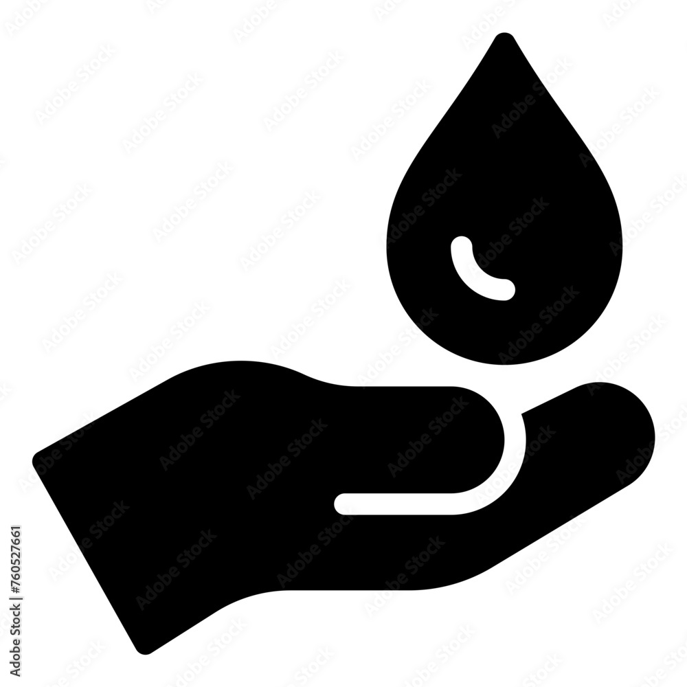 Wudhu glyph icon Wudhu glyph icon