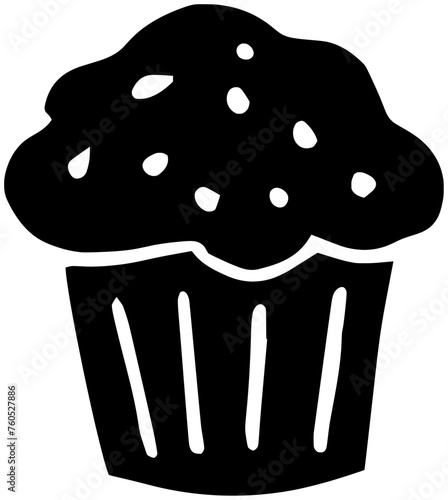 muffin illustration cream silhouette food logo cupcake icon pastry outline chocolate cheesecake cake fruit strawberry cherry sugar snack cafe shape nut bakery vanilla for vector graphic background