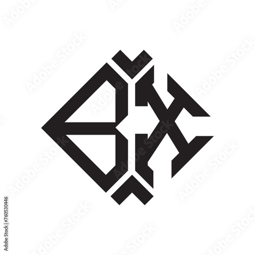 BX letter logo design.BX creative initial BX letter logo design . BX creative initials letter logo concept.