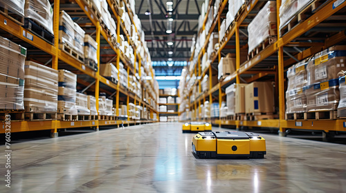 Autonomous Robots Navigating Modern Warehouse