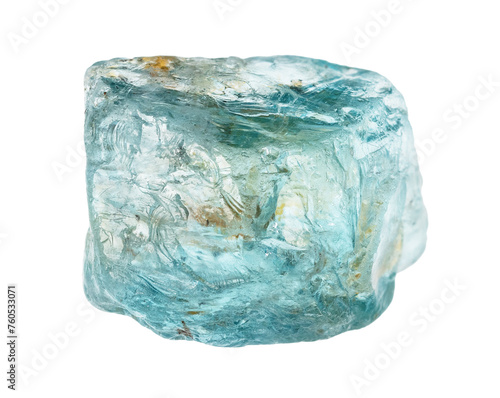 Konstfotografi natural raw starlite blue zircon crystal cutout