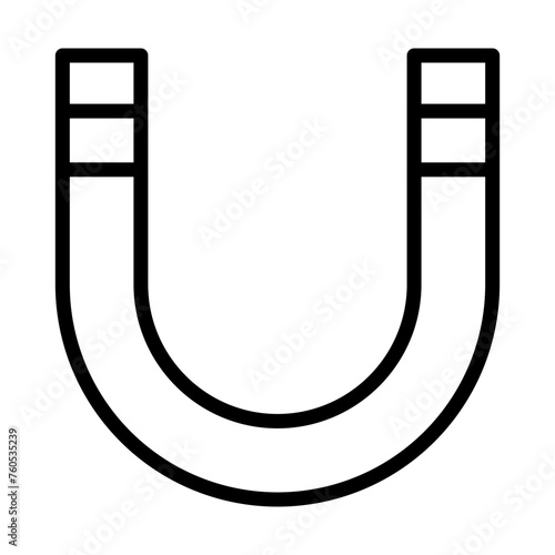Magnet line icon