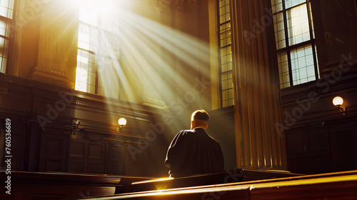 people in the church, believe judge 
