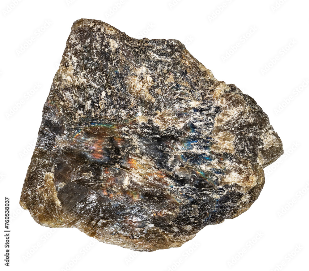 rough dark green labradorite mineral cutout rough dark green labradorite mineral cutout
