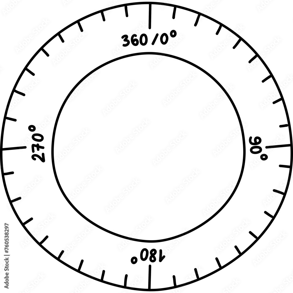 Cute doodle plastic circular protractor ruler with outline. Hand drawn tool for drawing and measurement degrees. School supply, stationery for kids, study, education and work. Vector clipart isolated. Cute doodle plastic circular protractor ruler with outline. Hand drawn tool for drawing and measurement degrees. School supply, stationery for kids, study, education and work. Vector clipart isolated.