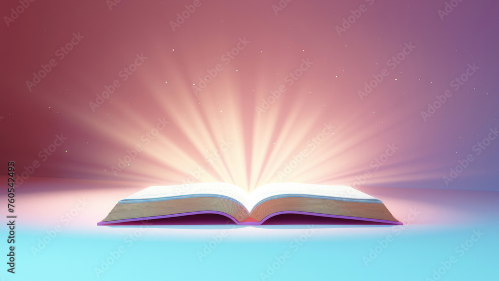 Open book, minimalist style, front view, simple and clean background, copy space. Knowledge, reading books, education concept. Open book, minimalist style, front view, simple and clean background, copy space. Knowledge, reading books, education concept.
