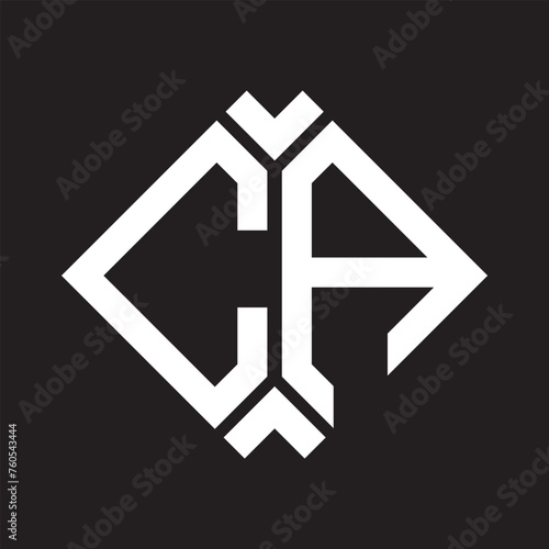 CA letter logo design.CA creative initial CA letter logo design . CA creative initials letter logo concept.
