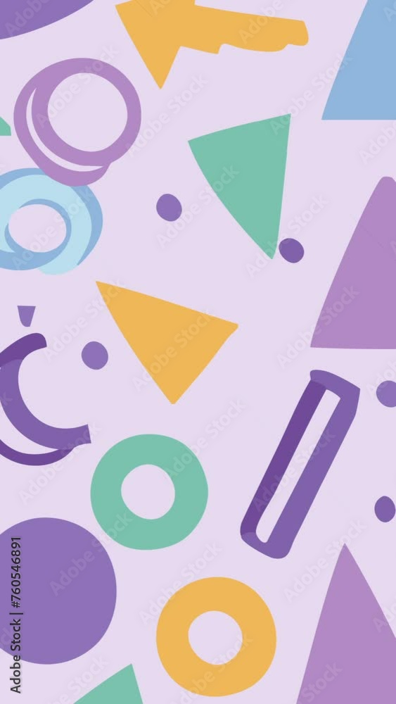 Abstract geometric shapes. Loop Background Animation Abstract geometric shapes. Loop Background Animation