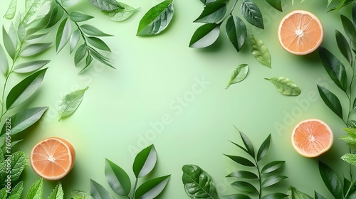 Background image of vital nature. Background for image conveying positivism