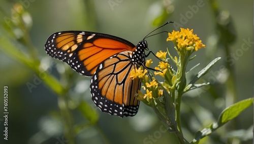 A simple wonder of nature a beautiful orange butterfly.