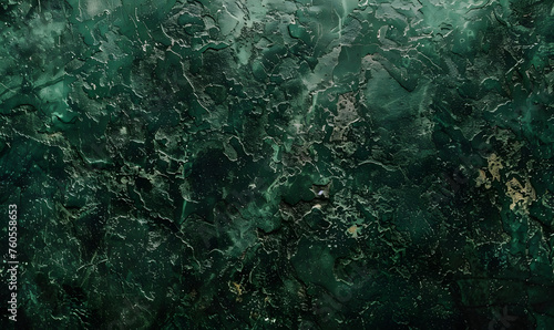 green texture background dark wall backdrop wallpaper dark tone black or dark gray rough grainy stone, Generative AI