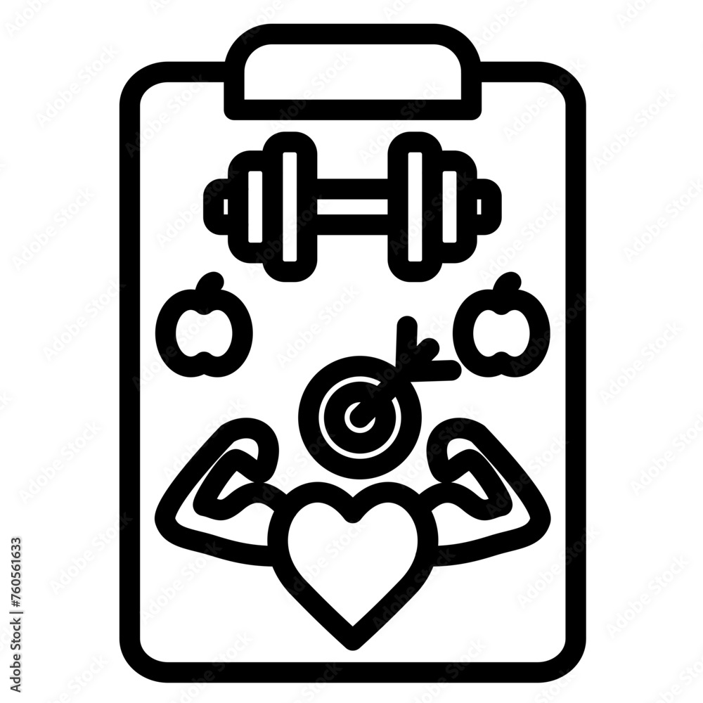 748-Fitness Goals Icon style 748-Fitness Goals Icon style