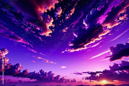 Abstract purple landscape © serj
