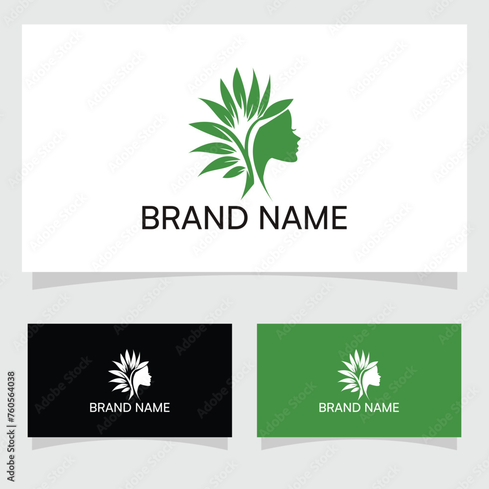natural beauty logo design for cosmetic brand natural beauty logo design for cosmetic brand