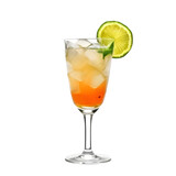 An Isolated John Collins Cocktail Drink, Transparent Background, PNG