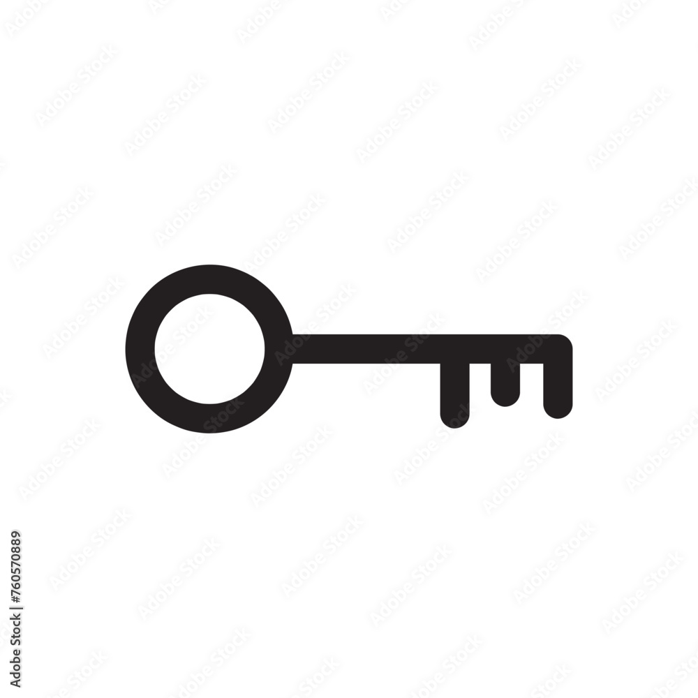 key illustration, key flat icon vector illustration key illustration, key flat icon vector illustration