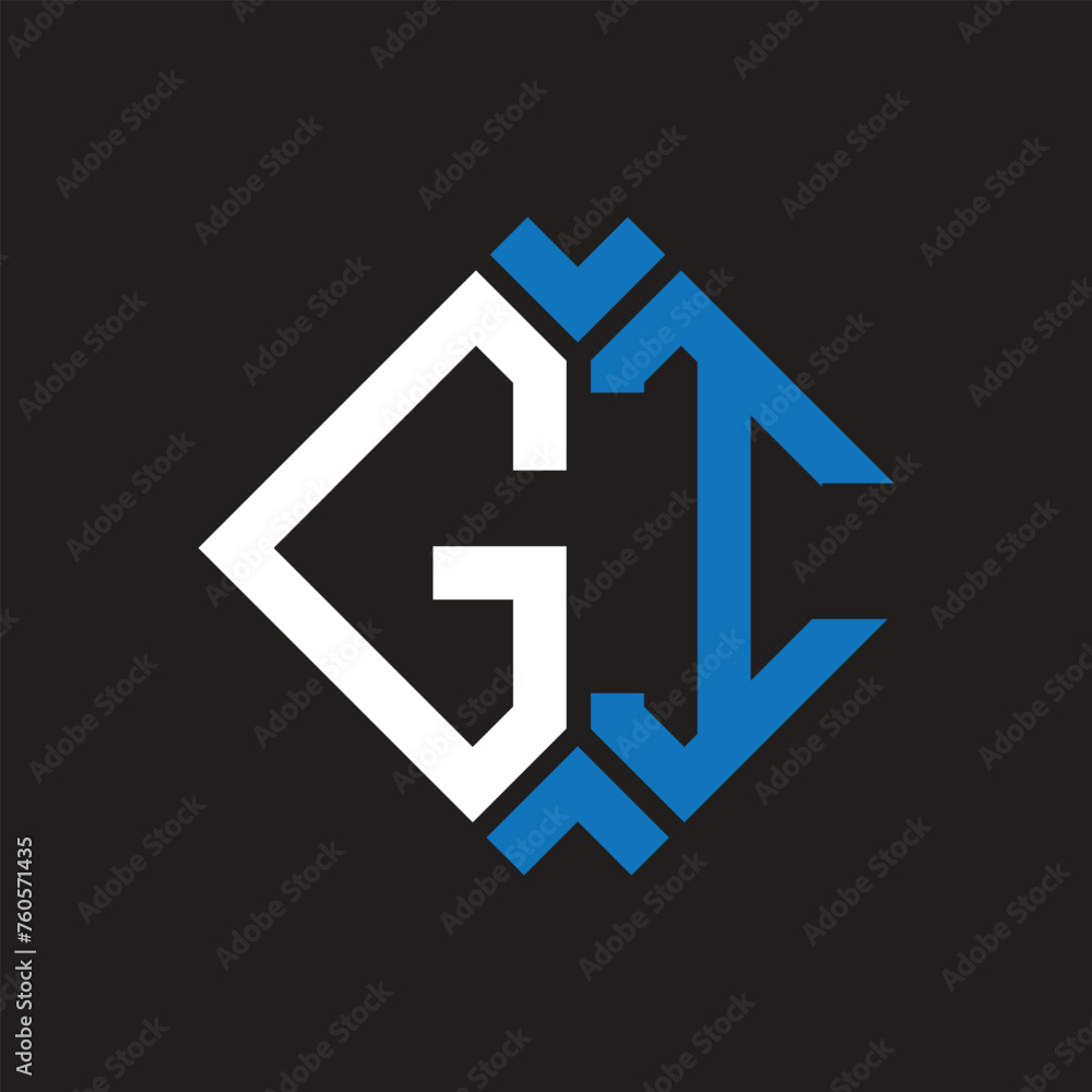 GI letter logo design on black background. GI creative initials letter logo concept. GI letter design.
GI letter logo design on black background. GI creative initials letter logo concept. GI letter design.