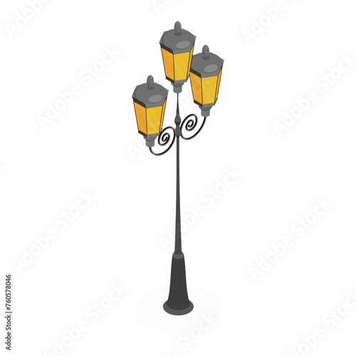 3D Isometric Flat Vector Set of Victorian Period Characters and Objects, 19th Century European Ladies and Gentlemen. Item 3