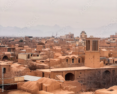 Meybod city view, Yazd Province photo