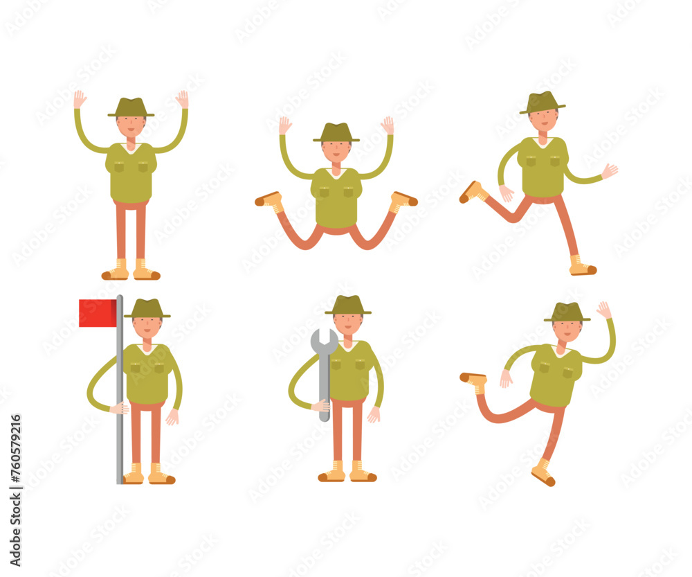people character in various poses vector illustration people character in various poses vector illustration