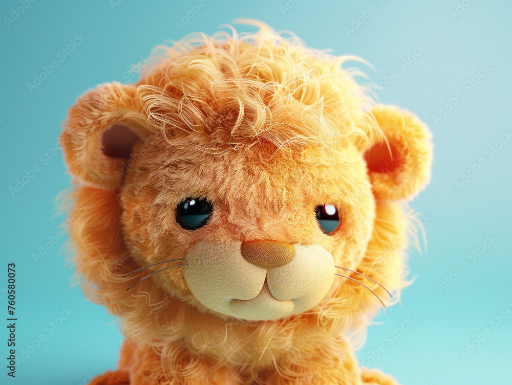 A squishy plush toy with a cute lion character. Has a soft surface and is loved by children. A squishy plush toy with a cute lion character. Has a soft surface and is loved by children.