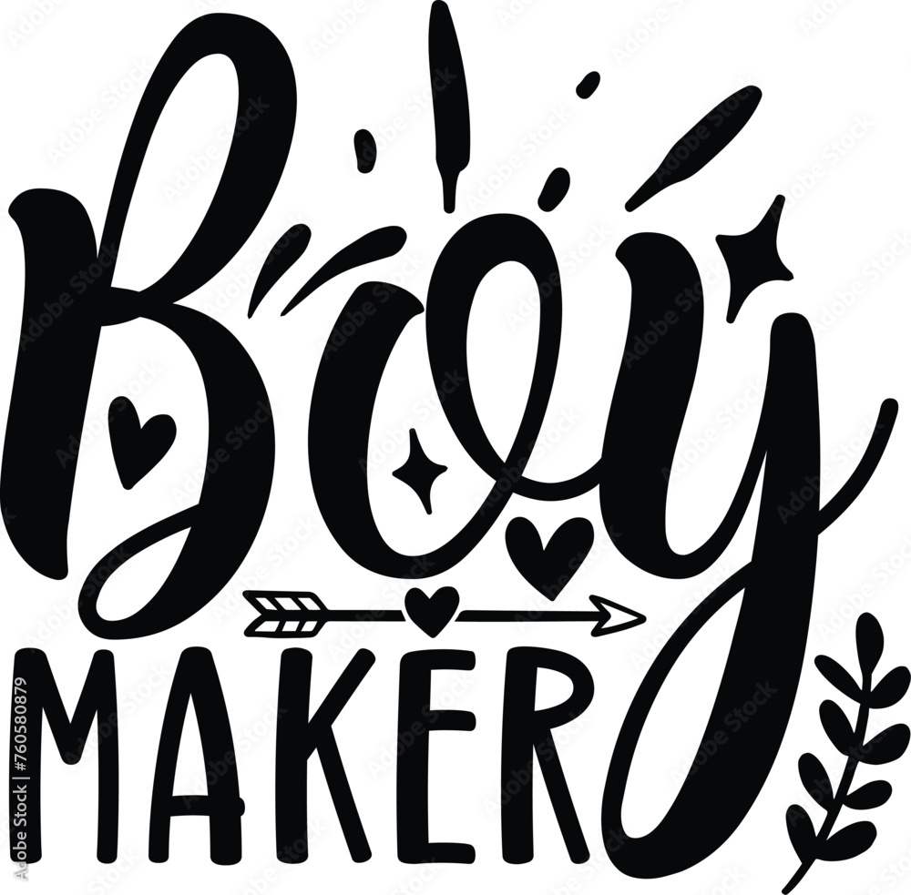 Fototapeta premium boy maker mom svg design and bundle