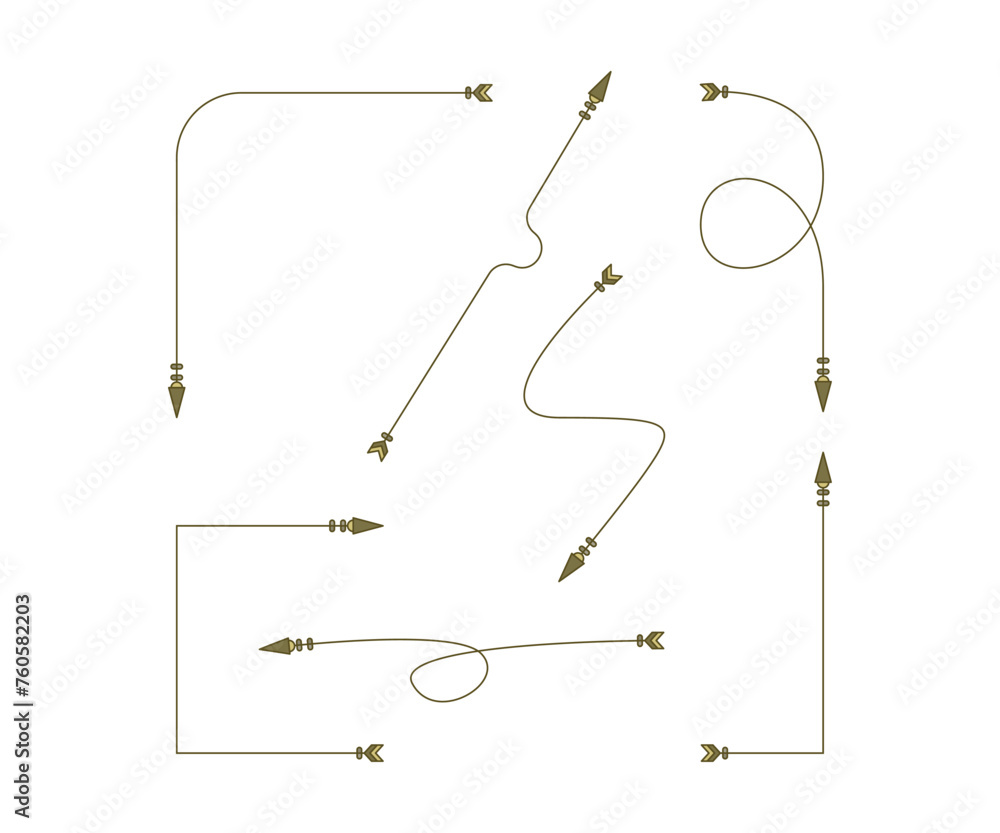 decorative arrows symbols vector illustration decorative arrows symbols vector illustration