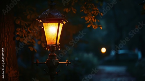 a street lamp at night © Media Srock
