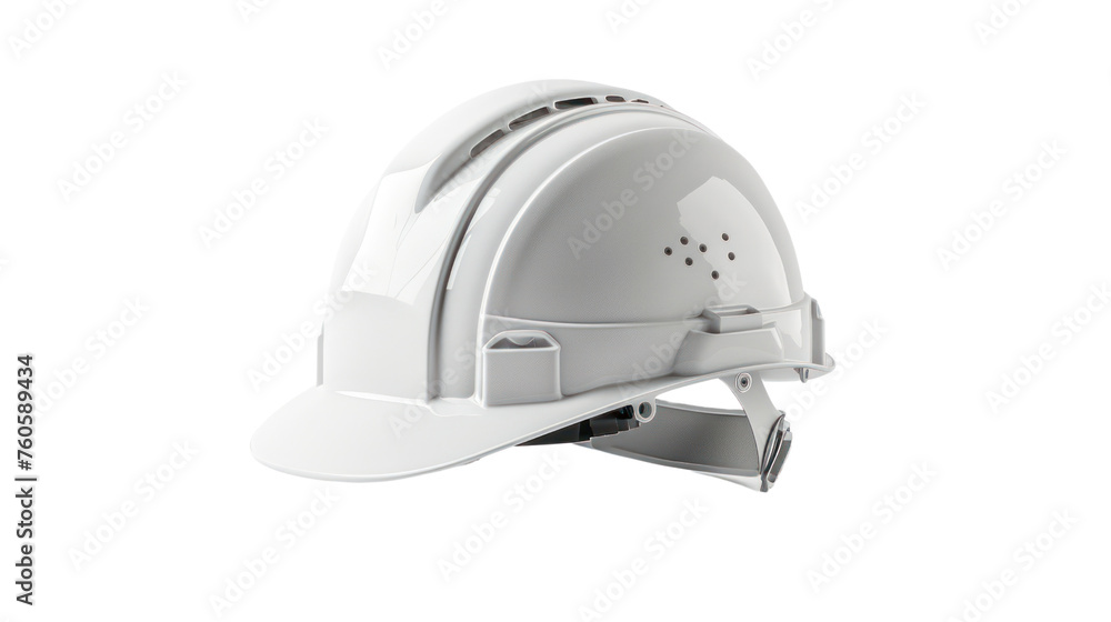 white safety helmet, Isolated on a transparent background. white safety helmet, Isolated on a transparent background.