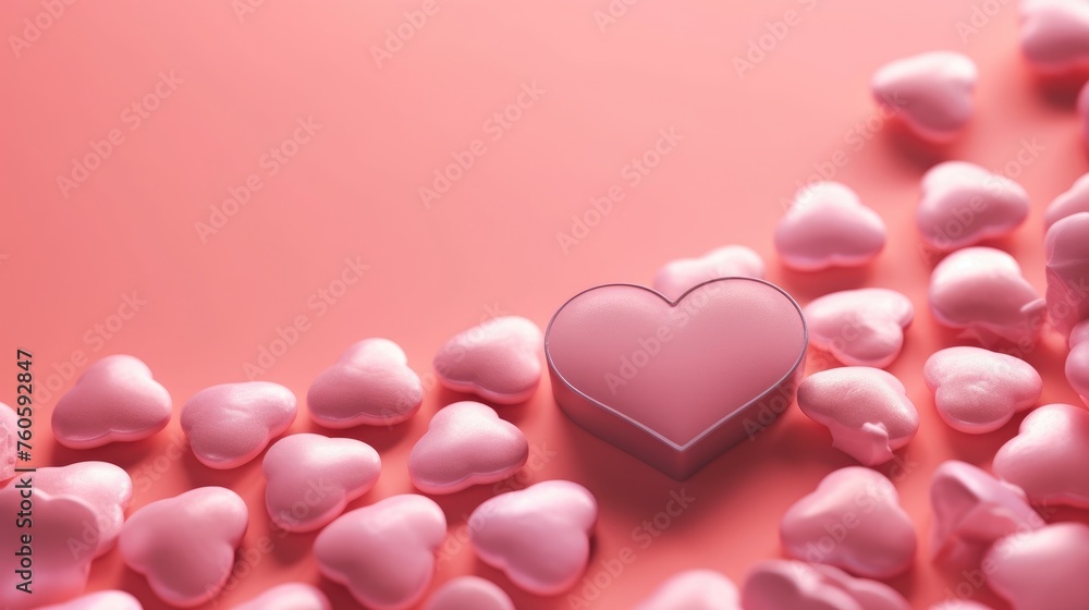 heart shaped candy