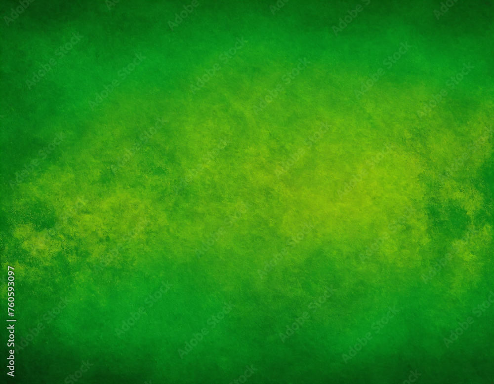 Spring-themed background in vibrant green shades.