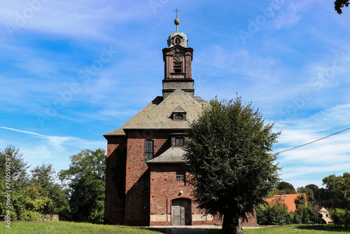 Historic beautiful church in the small town of Biecz, Poland, Lubusz Voivodeship