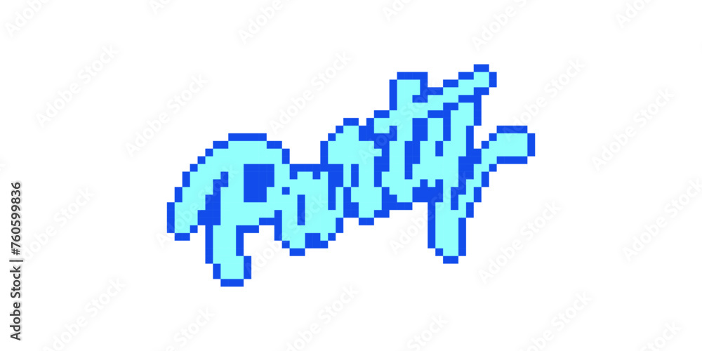Pixel Art Party Quote Icon. Vector Y2K 8Bit Sticker of Retro Blue Text. Cute 2000s Pattern Video Game Element for Summer Vacation Design. Pixel Art Party Quote Icon. Vector Y2K 8Bit Sticker of Retro Blue Text. Cute 2000s Pattern Video Game Element for Summer Vacation Design.