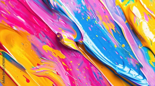 Close up of a vibrant painting, suitable for art concepts