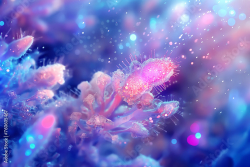 A fantastic world full of underwater coral-like creatures © teruhisa ohashi