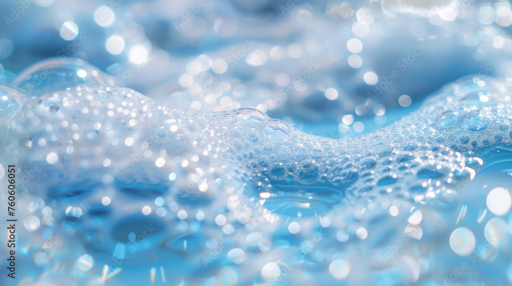 Sparkling Clean Water Bubbles - obrazy, fototapety, plakaty 