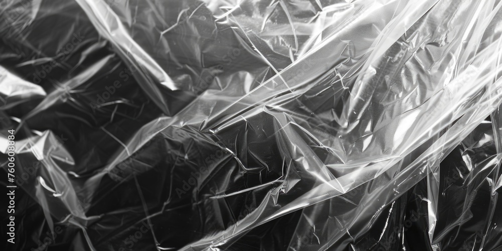 A black and white photo of a bunch of plastic bags. Suitable for environmental awareness campaigns A black and white photo of a bunch of plastic bags. Suitable for environmental awareness campaigns
