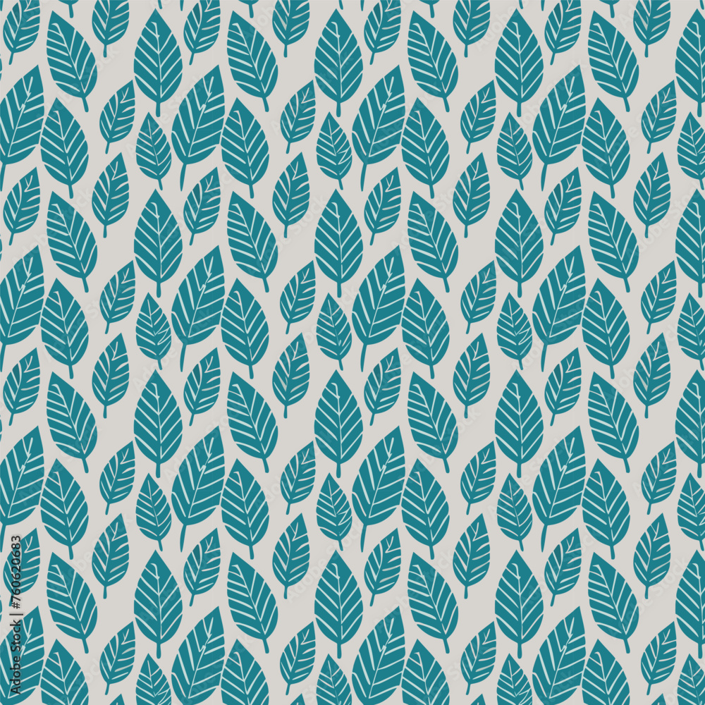 Seamless leaf pattern design Seamless leaf pattern design