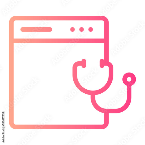 consultation gradient icon