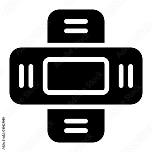 bandage glyph icon