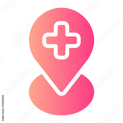 location gradient icon