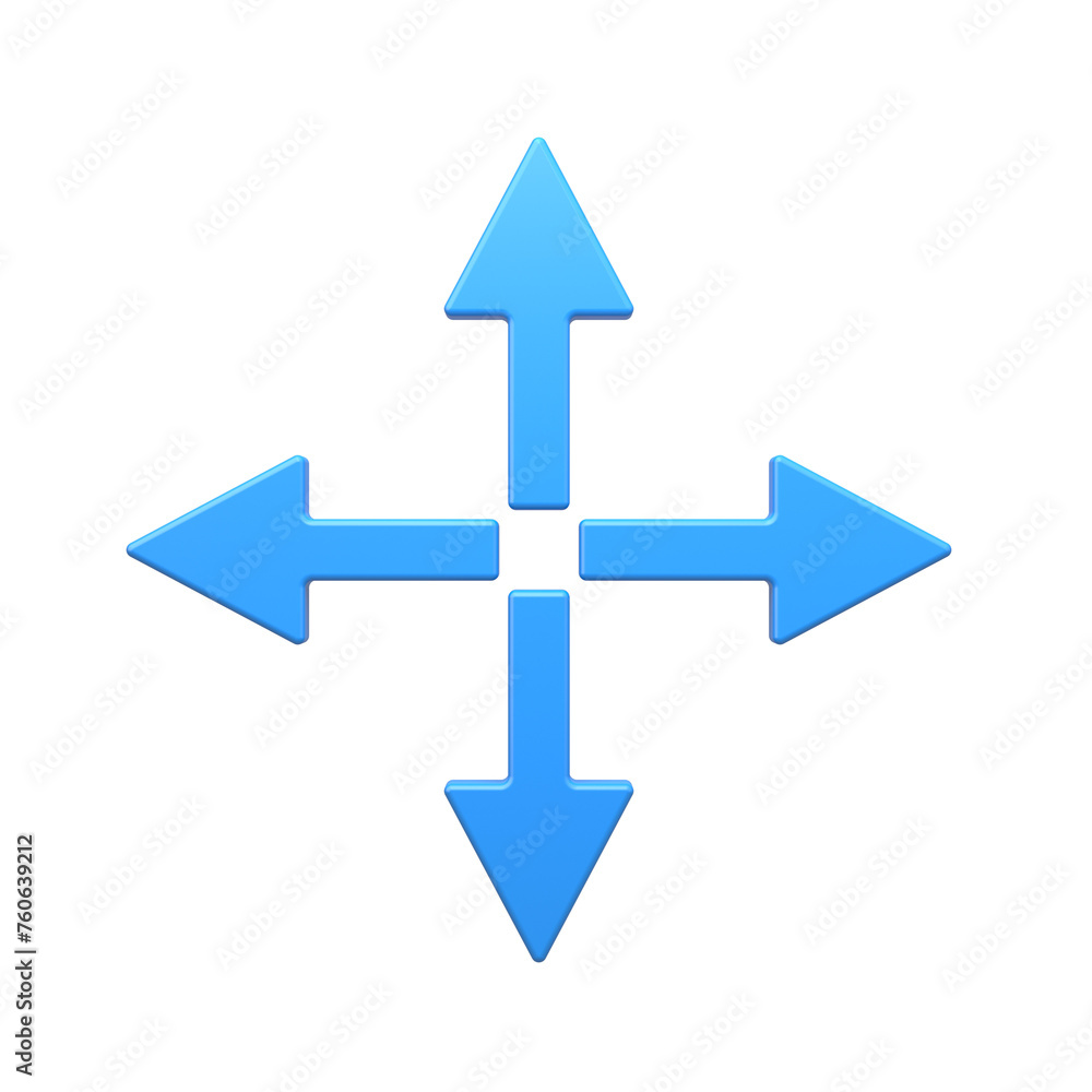 Arrow Symbol Icons 3d render isolate on white background. Arrow Symbol Icons 3d render isolate on white background.