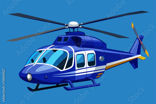 helicopter vector illustration