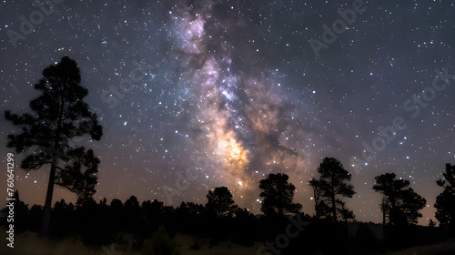 stars in the sky. Generative AI © HUIWON