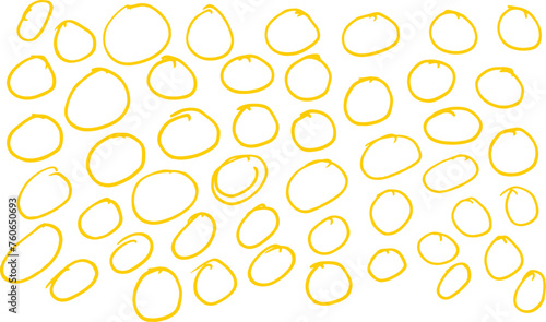 Hand draw doodle circle . Pen circle line stroke, marker scribble. Hand drawn circle , brush drawn circle . brush stroke underline. Chalk pen highlight stroke.
