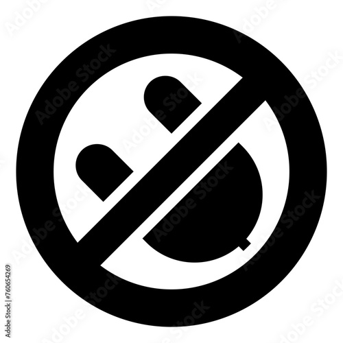 No Plug glyph icon