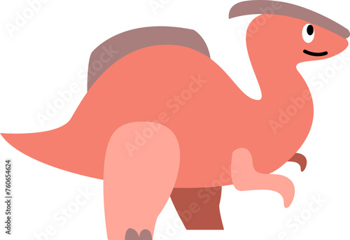 Cute Baby Dinosaur Illustration